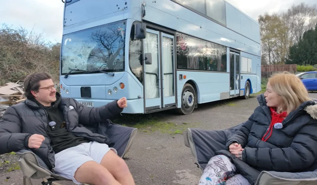 She bought a double decker bus off eBay for $24,000 and moved in full time, and the story behind it is even more outrageous than the listing