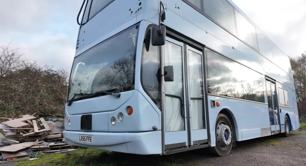 She bought a double decker bus off eBay for $24,000 and moved in full time, and the story behind it is even more outrageous than the listing
