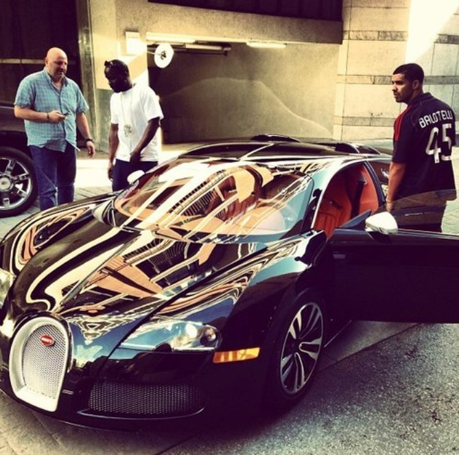 Drake owns an extremely rare million Bugatti model with only 15 cars ever made