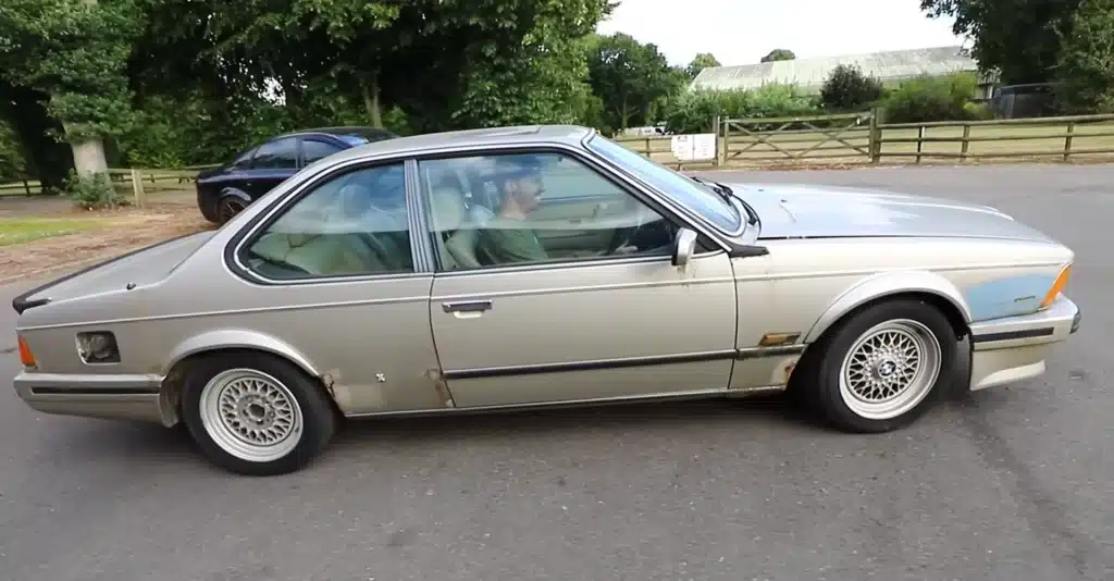 man bought rusty 1989 BMW E24 635CSi to repair it