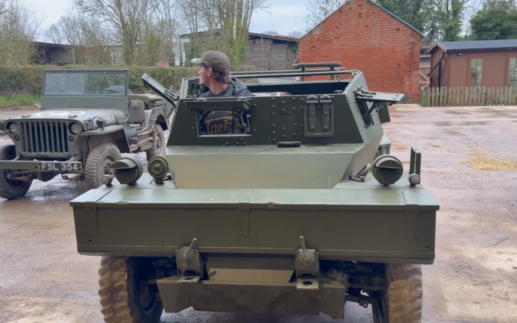 A WWII vehicle, the Daimler scout car better known as the Dingo, had sat silent for years before a team of determined volunteers decided it was time to wake it up.
