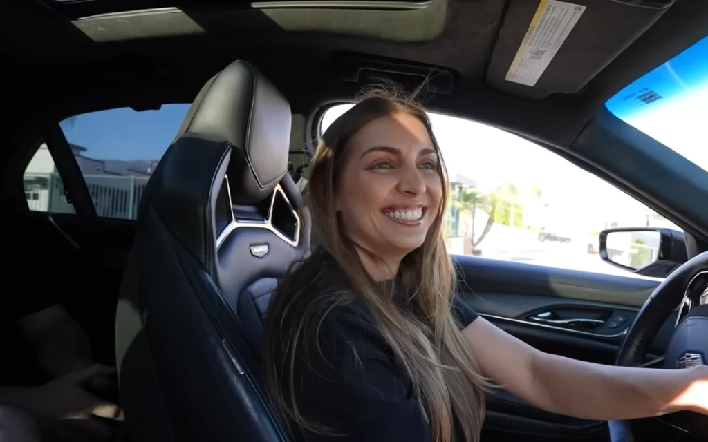 A Cadillac CTS-V with a stolen car history isn’t usually at the top of anyone’s wishlist, but automobile YouTuber Emelia Hartford isn't exactly a typical buyer.
