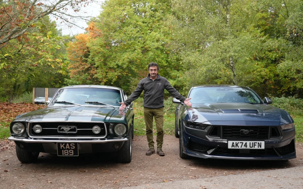 Richard Hammond falls for Mustang Dark Horse on set then adds one to his garage as his daily