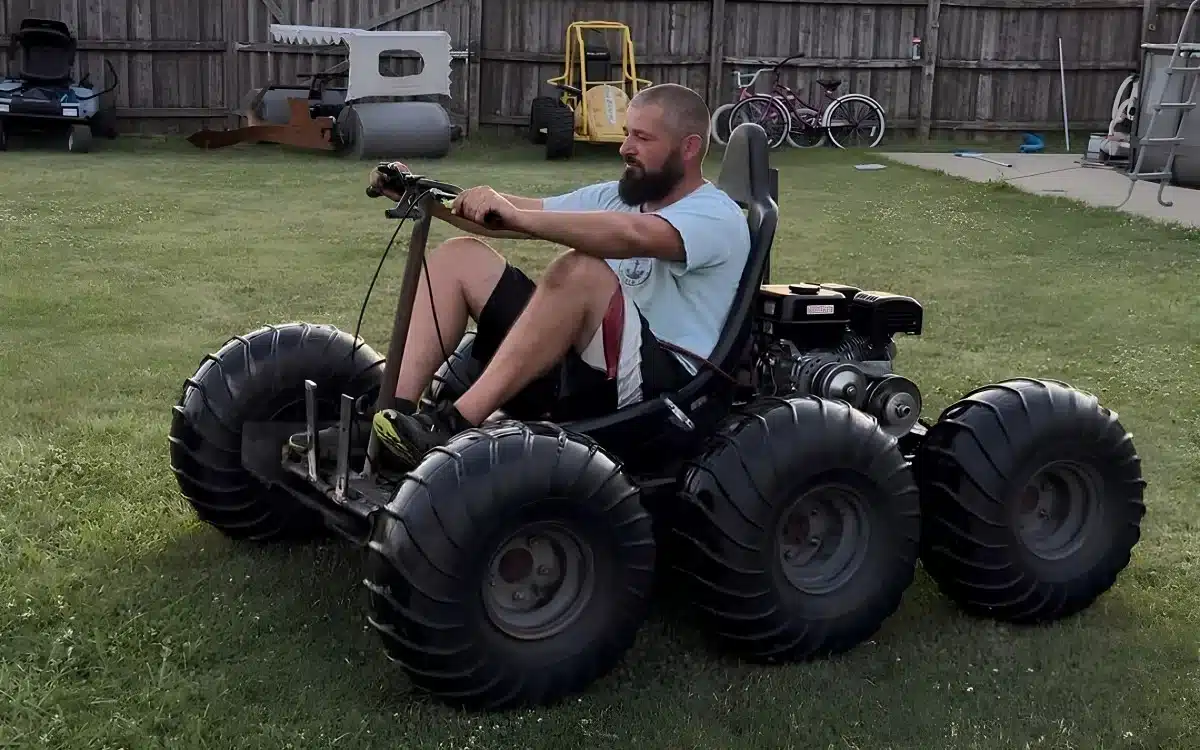 Dual engine 6×6 go-kart is a different kind of cool