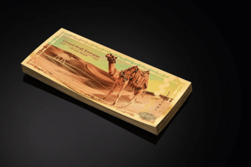 Dubai jeweler unveils the world’s first 24-karat gold note