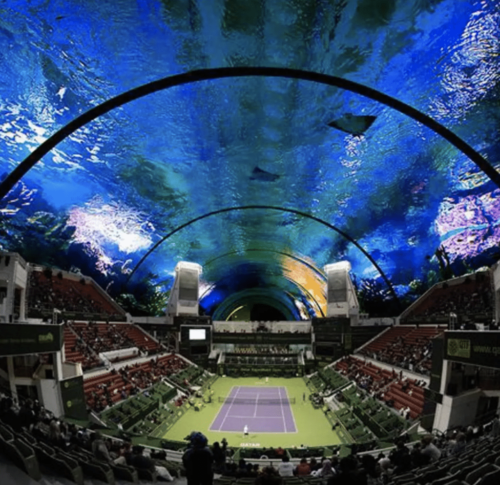Dubai had plans to build world's first underwater tennis court costing $2.5 billion