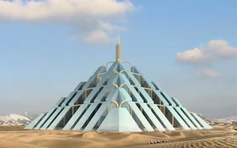 Dubai's most ambitious megaproject was a futuristic pyramid designed to house 1m people