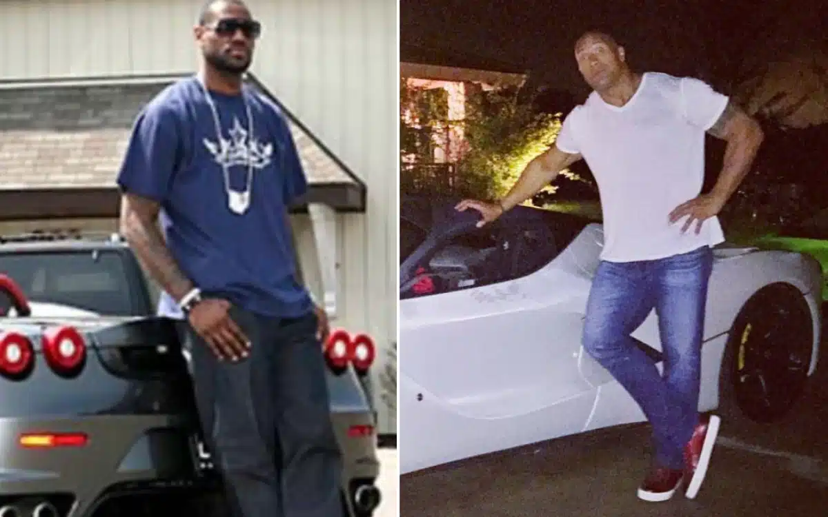 After spending small fortunes on Ferraris LeBron James and Dwayne Johnson faced the same problem