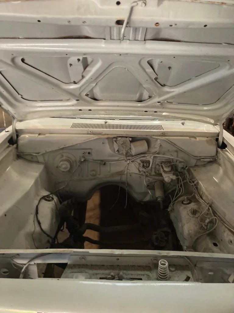 Abandoned for 15 years, this freshly repainted 1967 Plymouth Barracuda is now up for grabs on eBay - cracked paint, missing motor, big potential