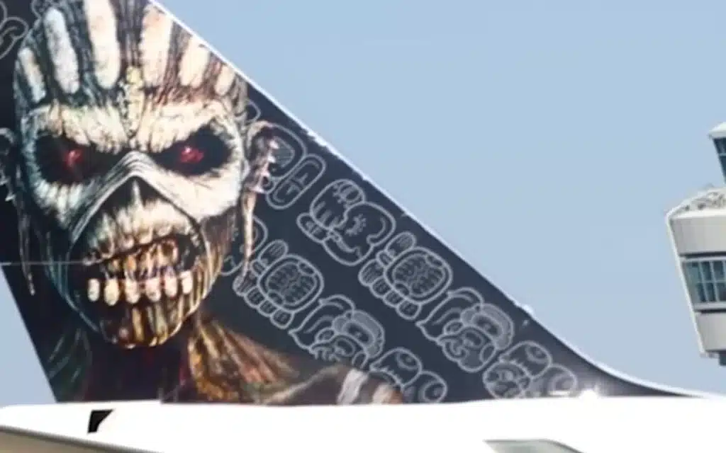After rocking 117 shows across 36 countries, Iron Maiden’s Boeing 747 jumbo jet Ed Force One found a surprising second life flying for Saudia