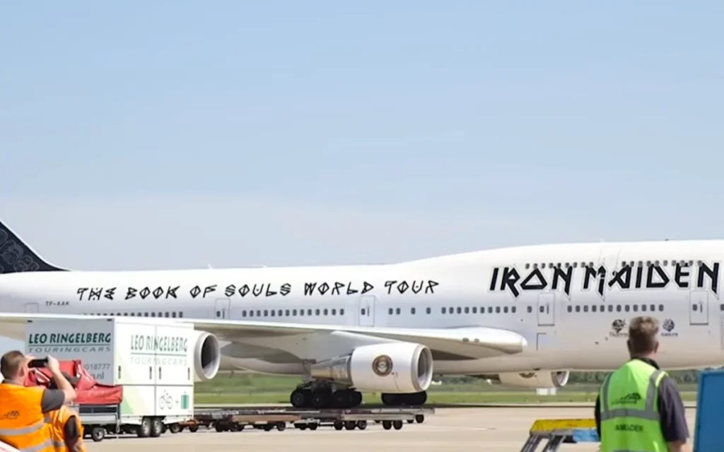 After rocking 117 shows across 36 countries, Iron Maiden’s Boeing 747 jumbo jet Ed Force One found a surprising second life flying for Saudia