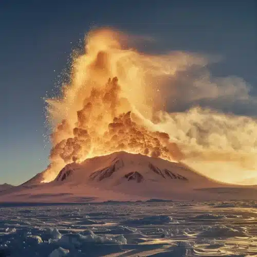 Active volcano in Antarctica spewing $6,000 worth of gold dust every day