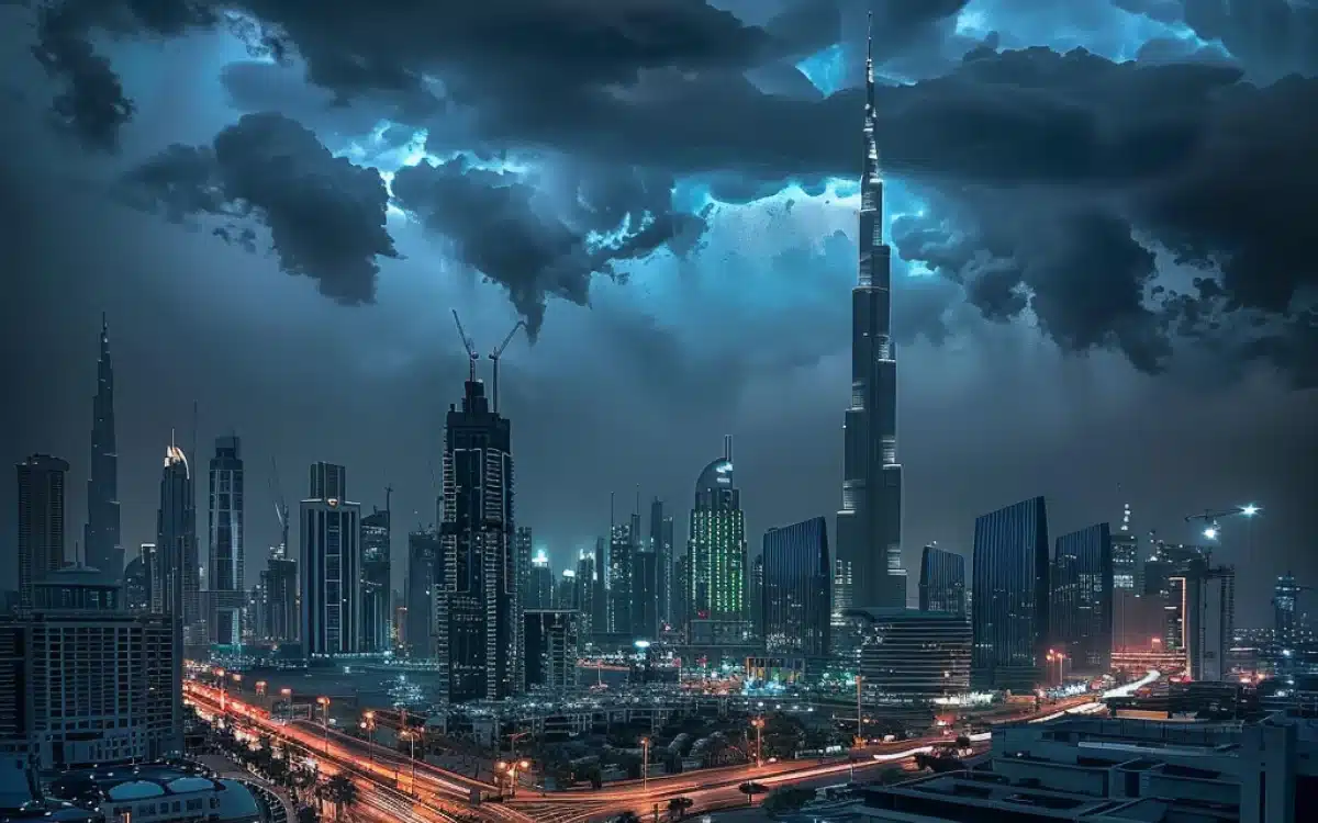 Footage shows Dubai's artificial rain to combat hot weather