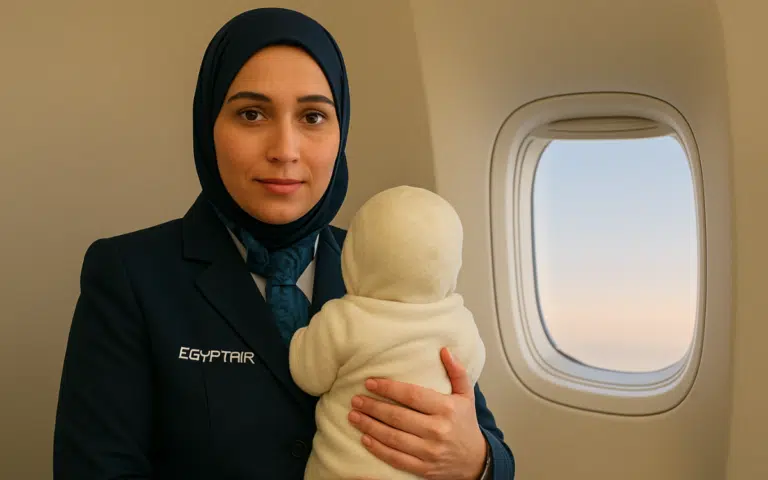 A baby has inadvertently discovered a neat travel hack after she was born mid-flight on an EgyptAir plane and was given a free lifetime travel ticket