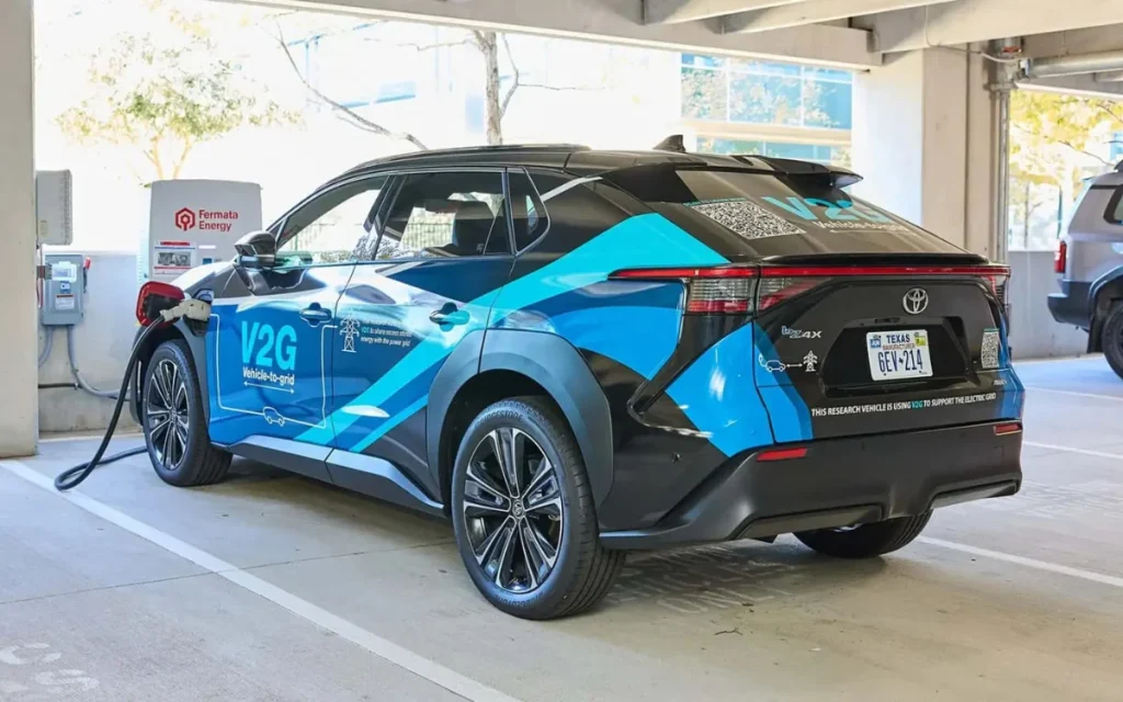 Toyota wants its electric bZ4X to double as a backup battery, sending power to homes and the grid during outages and peak demand