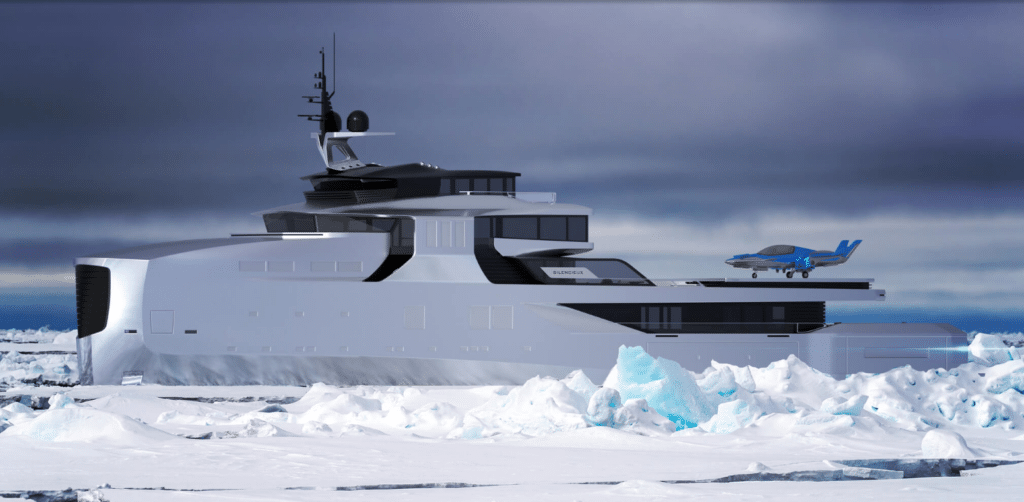 All-electric superyacht