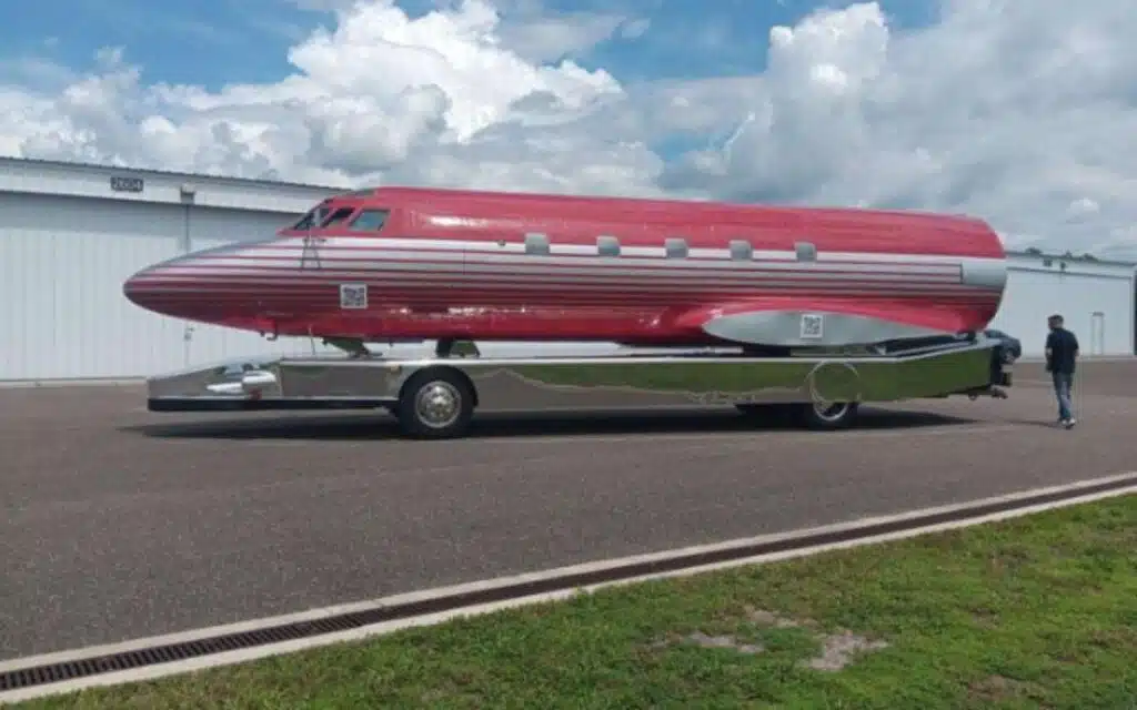 Man who converted Elvis’s private jet into an RV reveals eyewatering cost