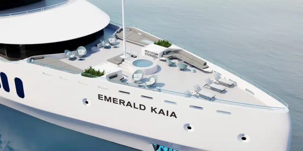 superyacht cruise ship-like yacht emerald kaia