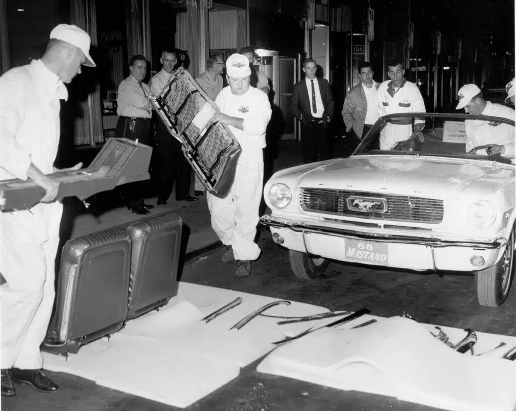 Ford rebuilt a 1965 Mustang on the Empire State Building in 1965, turning a Ford Mustang publicity stunt into a lasting icon of Mustang history