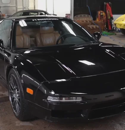 Man can't find believe it after seeing everyone's dream car abandoned in the Michigan woods