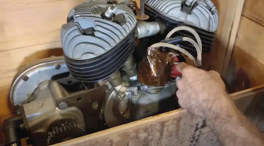 Motorcycle enthusiasts receive delivery of 1940s crate that's never been opened and take the gamble