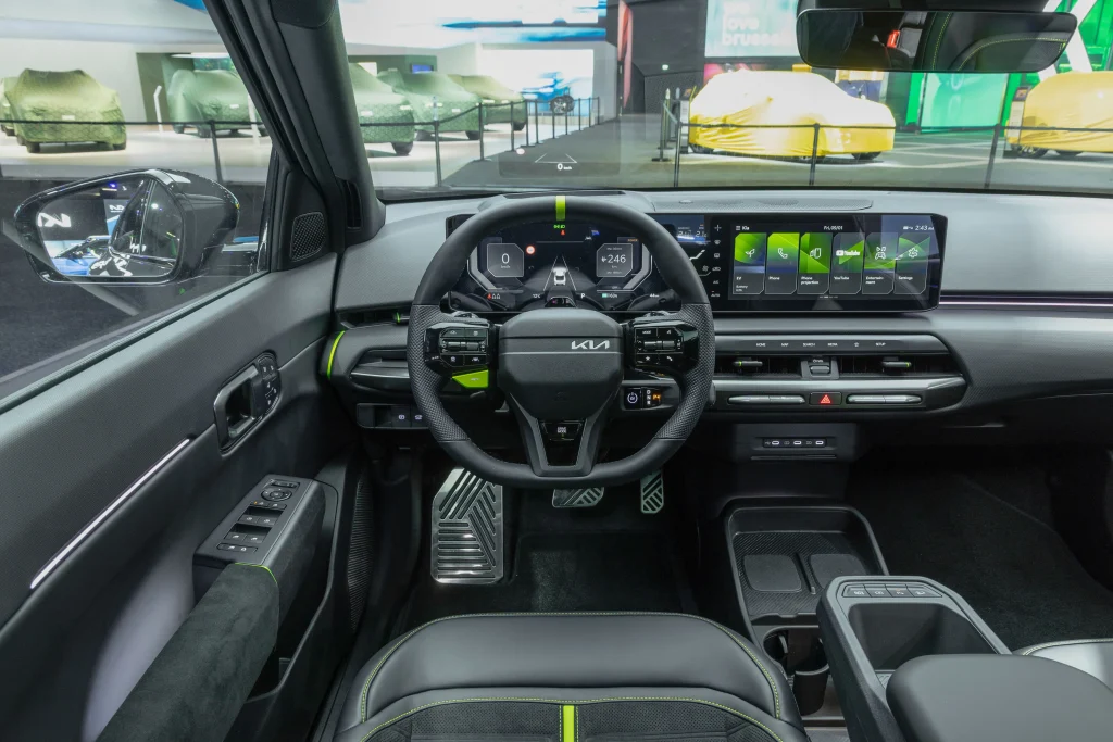 Kia just unveiled three new electric GT models at once at the Brussels Motor Show, bringing sporty performance to its EV3, EV4, and EV5 lineup