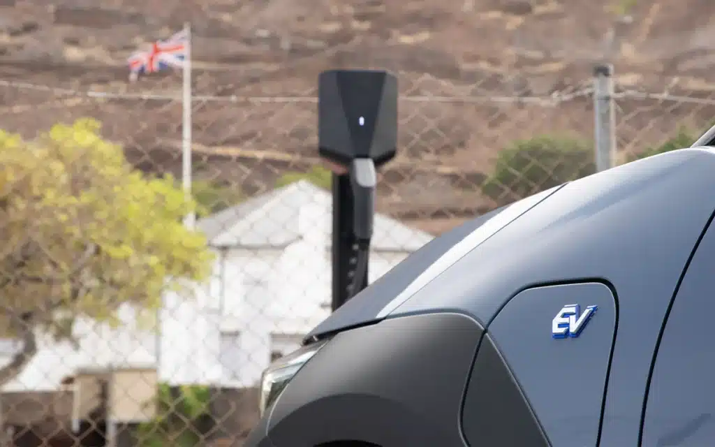 Subaru St Helena most remote EV charging point world's most remote EV charging point