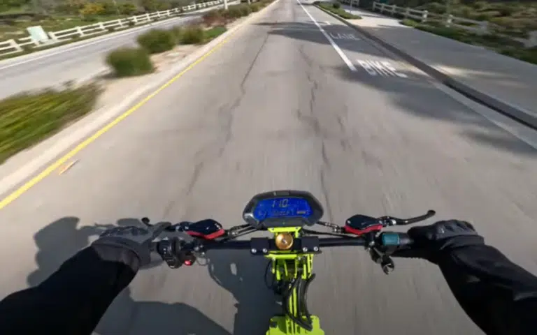 The $10,000 Weped Sonic X electric scooter has a top speed of 80MPH