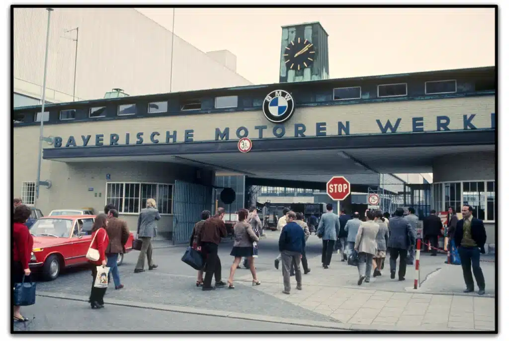 Milbertshofen plant in Munich, Germany in the 1970s
