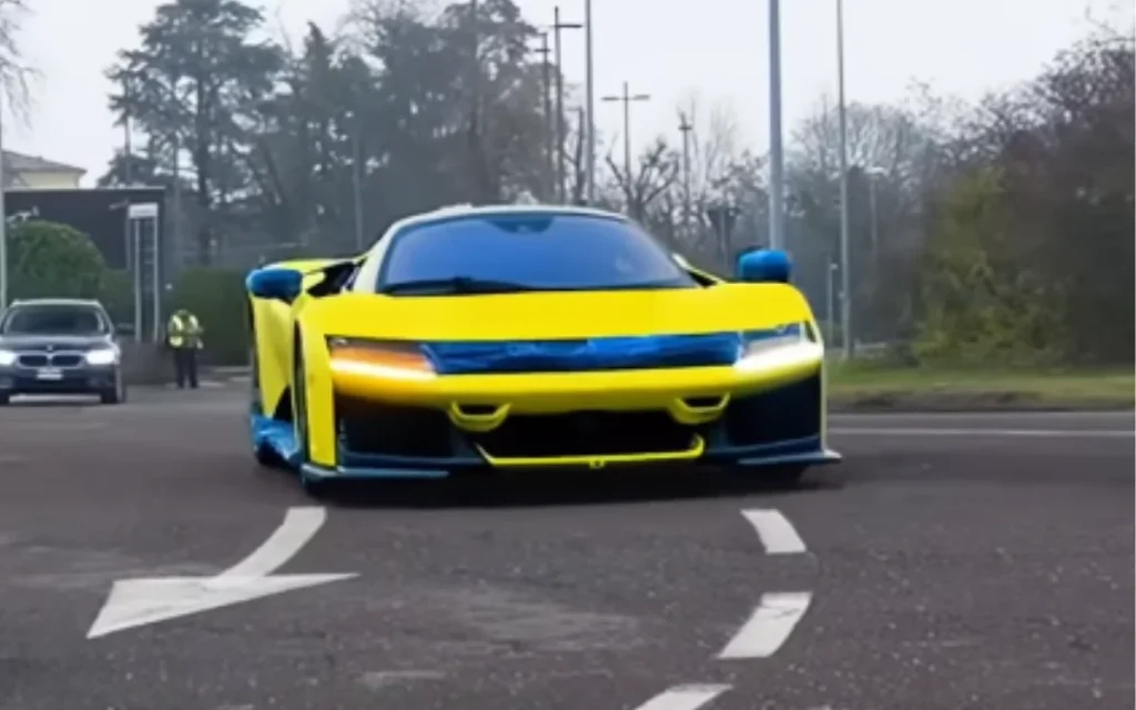 Ferrari’s new F80 hypercar was seen wearing one of its wildest Tailor Made specs yet