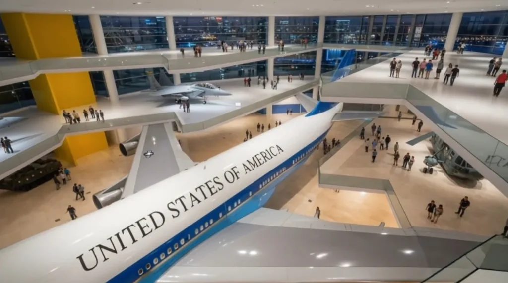 The current Air Force One Boeing 747 is being retired and inserted into a Miami skyscraper in a plan that's as wild as it sounds