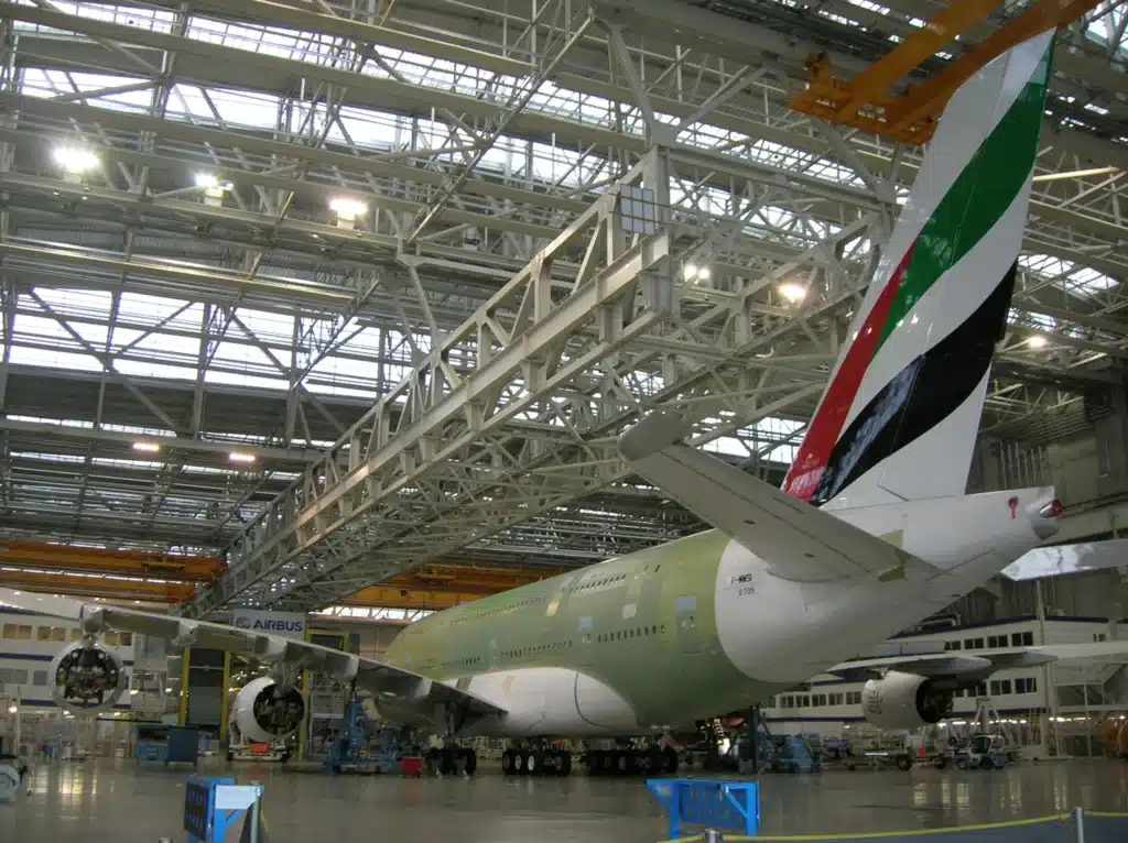 airbus a380 production process