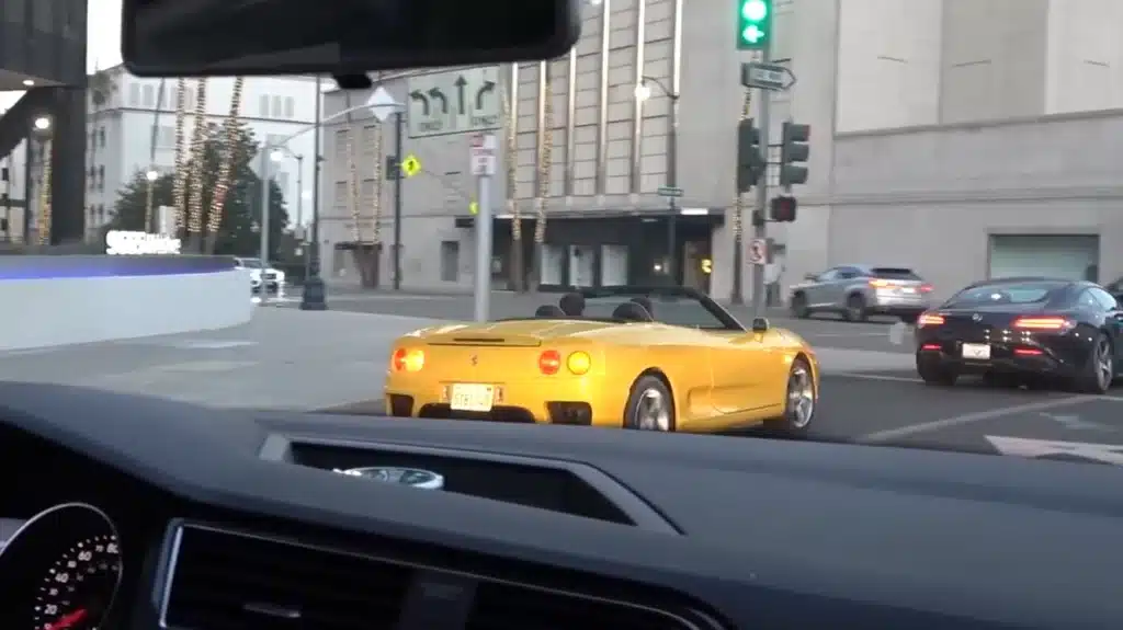 fake Ferrari 360 in Beverly Hills