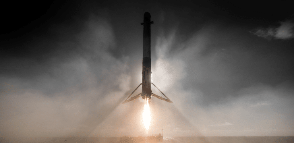 Flight crew member accidentally catches 'once-in-a-lifetime' Falcon 9 liftoff