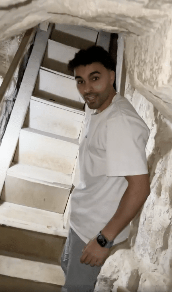Man who took camera inside pyramids captured fascinating interior footage