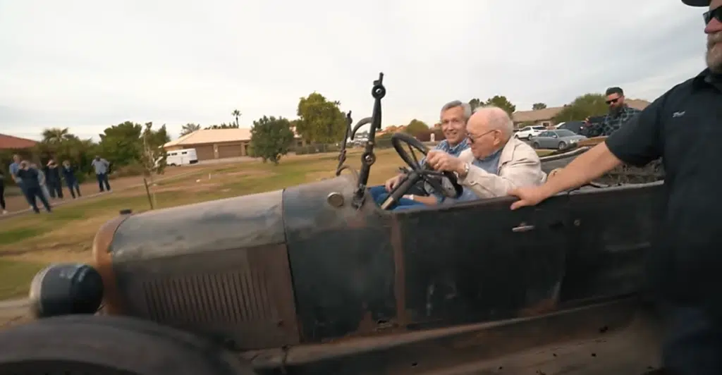 100-year-old car that hadn't run since 1957 and was bought for $135 was fixed in heartwarming footage 