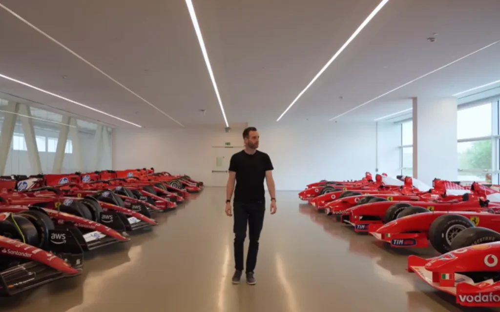Man gets exclusive access to Ferrari's secret F1 bunker and he discovers hundreds of millions of dollars' worth of legendary vehicles