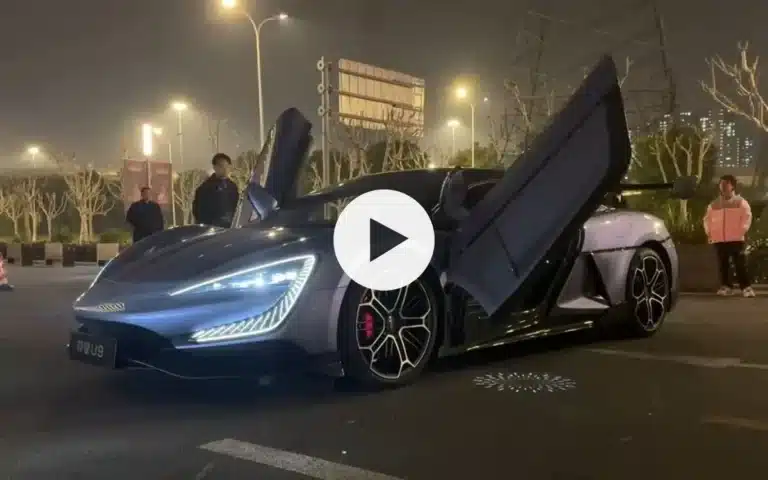 Footage show Tesla-rival BYD supercar EV dancing on the road