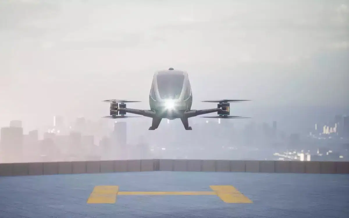First-ever passenger-carrying drone takes flight in Abu Dhabi