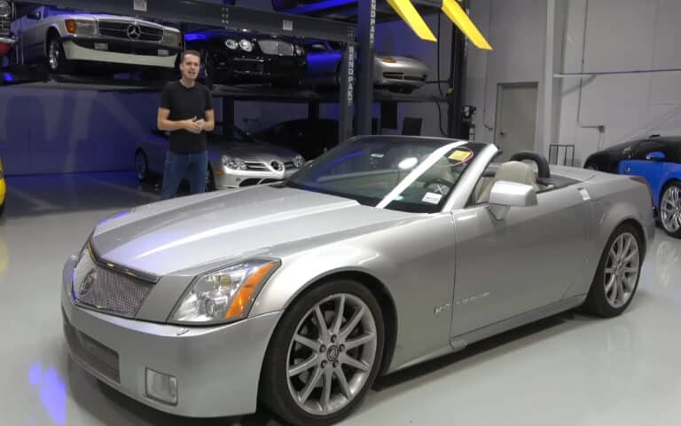 A rare Cadillac XLR-V with a Northstar V8 and Corvette platform was bought for $10K in Kansas and is still running after years of wear