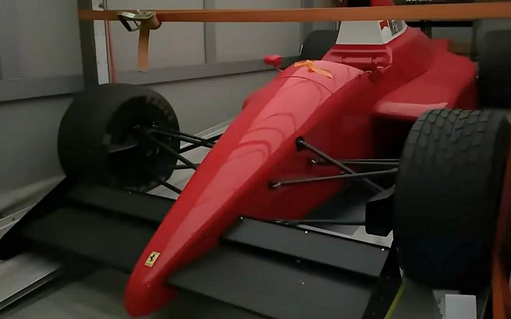 What an abandoned F1 car was doing on a derelict farm remains a huge mystery