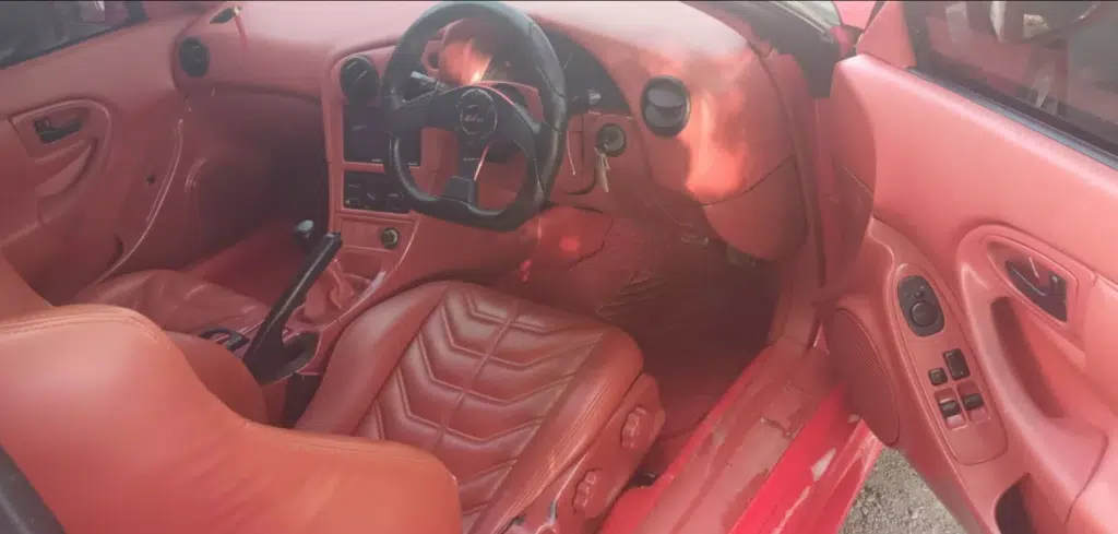 A Ferrari replica built on a Toyota Celica has appeared for sale online in Thailand