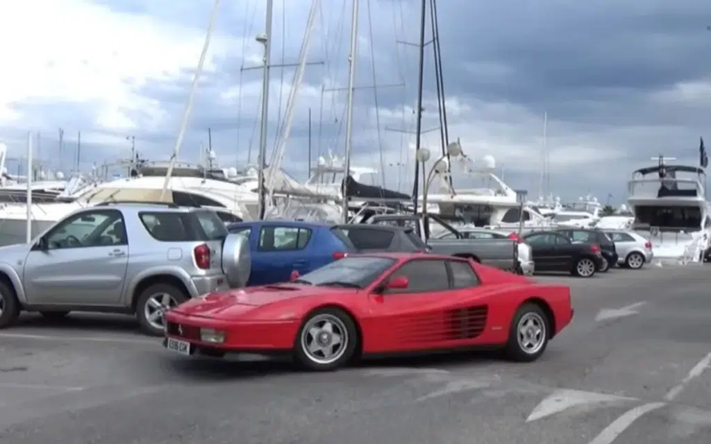 Man takes Ferrari Testarossa on a 2,000-mile road trip on slippery roads in winter