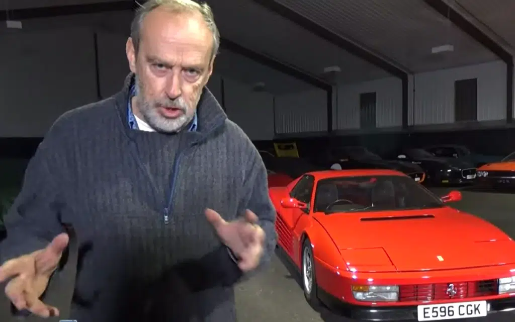 Man takes Ferrari Testarossa on a 2,000-mile road trip on slippery roads in winter