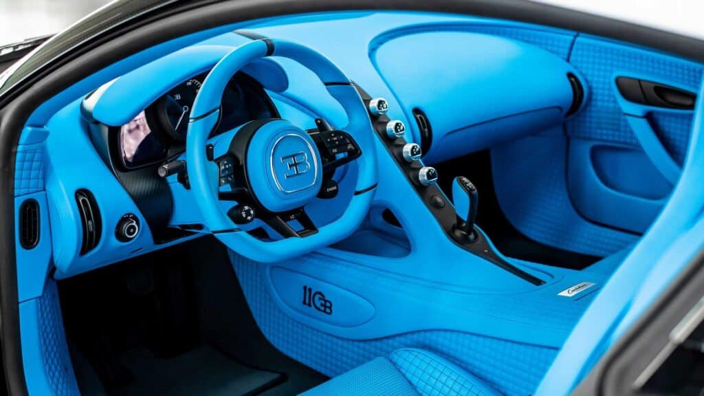 final Bugatti Centodieci, interior