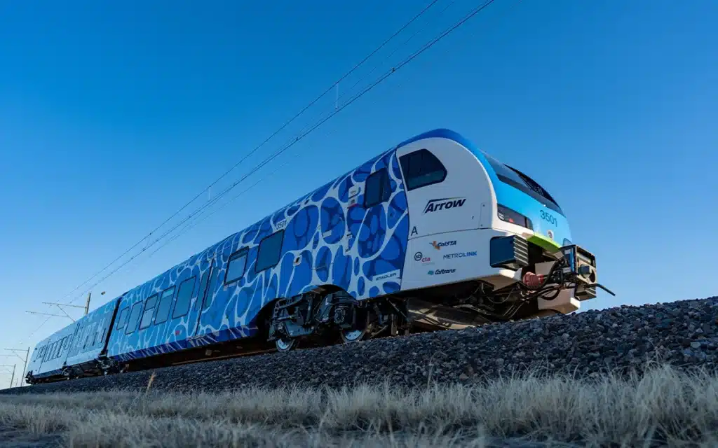 flirt h2 hydrogen train hydrogen-powered train