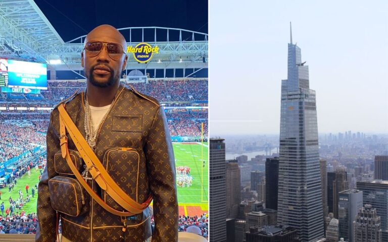 Floyd Mayweather owns nine skyscrapers, including a very iconic New York building