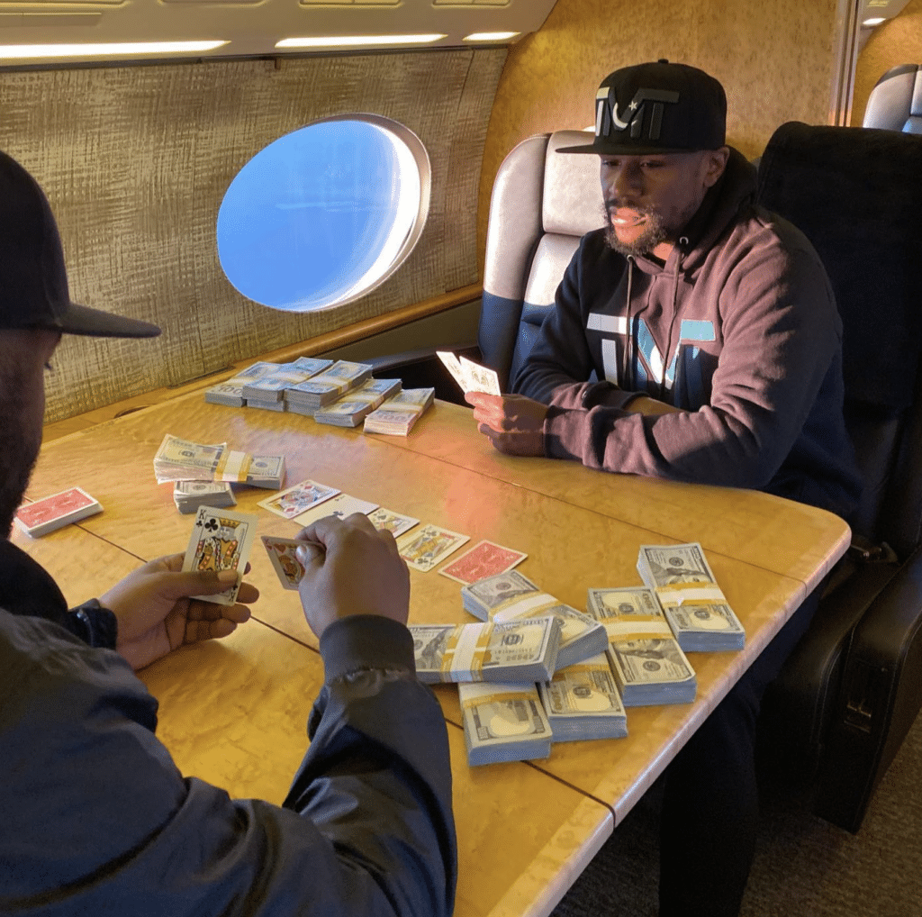 Floyd Mayweather owns a  million Gulfstream G650 private jet