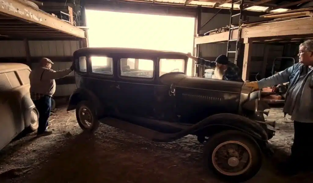 94-year-old REO Flying Cloud discovered in dusty barn but there's a mystery that needs solving