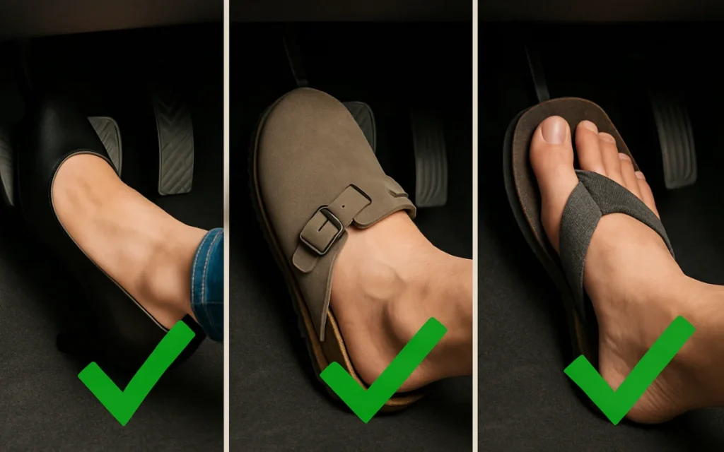 Find out what US law actually says about driving barefoot or in any kind of footwear - and the truth will probably surprise you